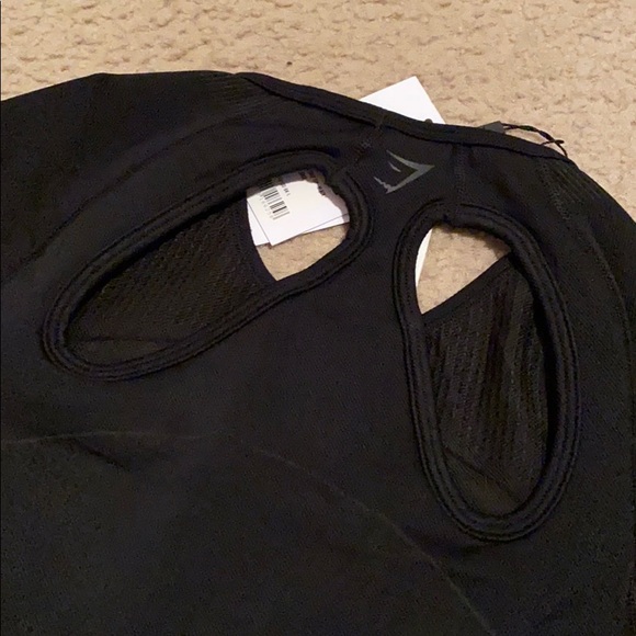 NWT Gymshark black ultra seamless crop top - Picture 10 of 12